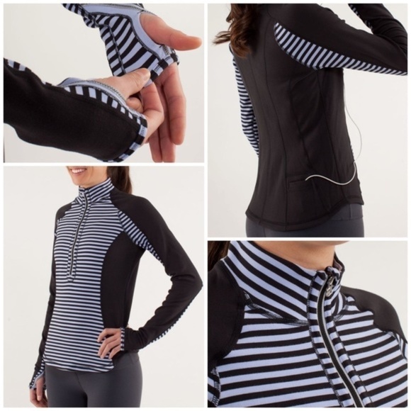 Lululemon Run U-Turn Pullover Reversible Sz 8 - Picture 2 of 5